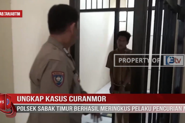 UNGKAP KASUS CURANMOR,POLSEK SABAK TIMUR BERHASIL MERINGKUS PELAKU PENCURIAN MOTOR