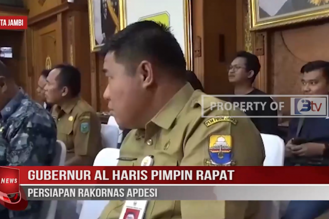 GUBERNUR AL HARIS PIMPIN RAPAT PERSIAPAN RAKORNAS APDESI