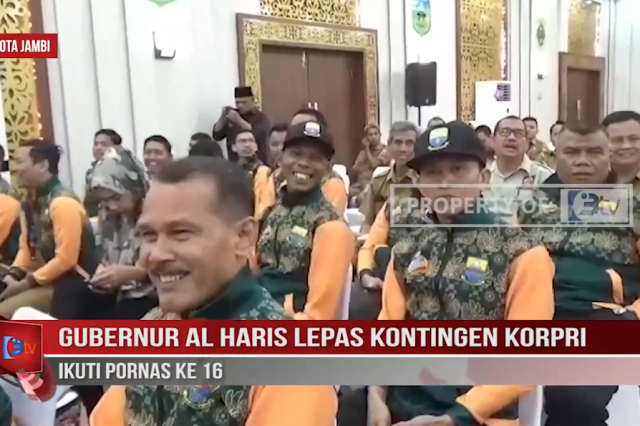 GUBERNUR AL HARIS LEPAS KONTINGEN KORPI IKUTI PORNAS KE 16