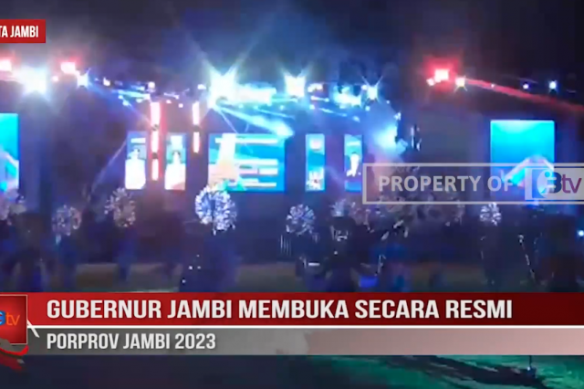 GUBERNUR JAMBI MEMBUKA SECARA RESMI PORPROV JAMBI 2023