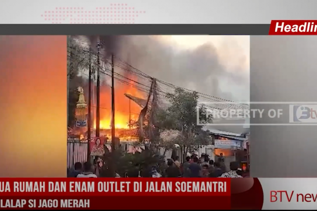 DUA RUMAH DAN ENAM OUTLET DI JALAN SOEMANTRI DILALAP SI JAGO MERAH