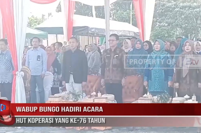 WABUP BUNGO HADIRI ACARA HUT KOPERASI YANG KE 76 TAHUN