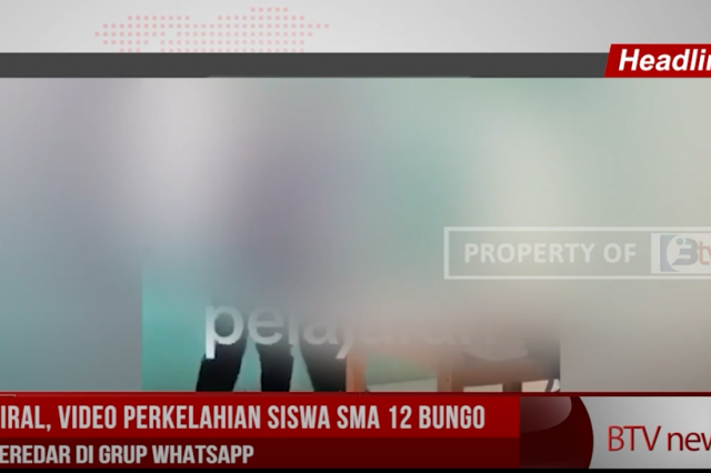 VIRAL, VIDEO P3RKEL4HIAN SISWA SMA 12 BUNGO BEREDAR DI GRUP WHATSAPP