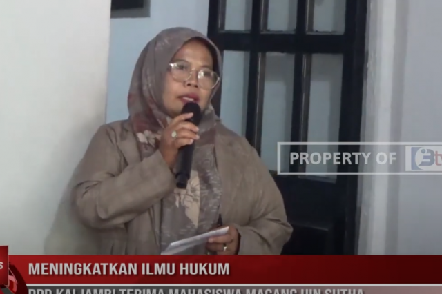 MENINGKATKAN ILMU HUKUM, DPD KAI JAMBI TERIMA MAHASISWA MAGANG UIN SUTHA