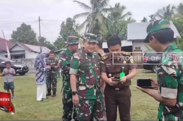 WAKIL INSPEKTORAT JENDERAL TNI AD TINJAU PELAKSANAAN TMMD DI KABUPATEN BUNGO