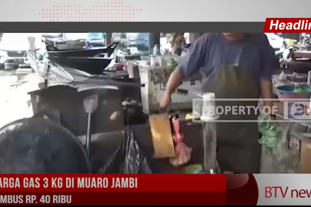 HARGA GAS 3 KG DI MUARO JAMBI TEMBUS RP 40 RIBU