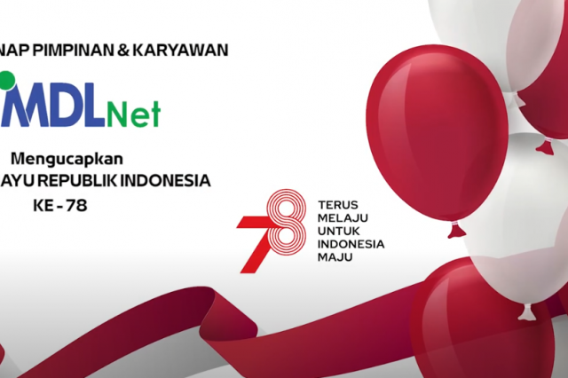 MDLnet mengucapkan HUT RI ke 78