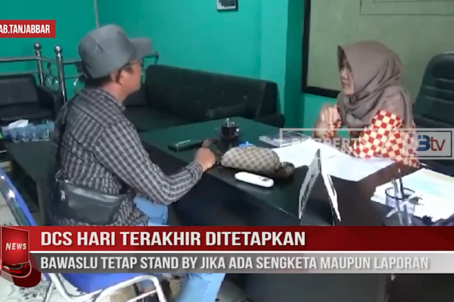 DCS HARI TERAKHIR DITETAPKAN, BAWASLU TETAP STAND BY JIKA ADA SENGKETA MAUPUN LAPORAN