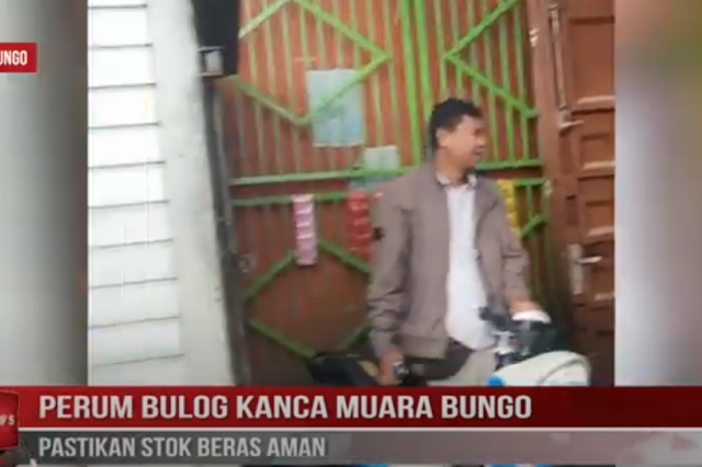 PERUM BULOG KANCA MUARA BUNGO PASTIKAN STOK BERAS AMAN