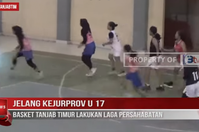 JELANG KEJURPROV U 17, BASKET TANJAB TIMUR LAKUKAN LAGA PERSAHABATAN