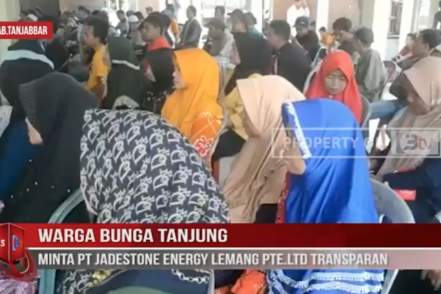 WARGA BUNGA TANJUNG MINTA PT JADESTONE ENERGY LEMANG Pte LTD TRANSPARAN