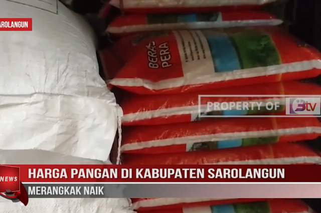 HARGA PANGAN DI KABUPATEN SAROLANGUN MERANGKAK NAIK