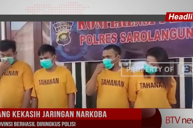 SEPASANG KEKASIH JARINGAN NARKOBA ANTAR PROVINSI BERHASIL DIRINGKUS POLISI