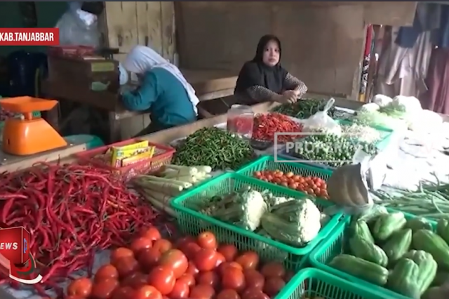 HARGA BAHAN POKOK DI TANJABBARAT MULAI BERANGSUR TURUN