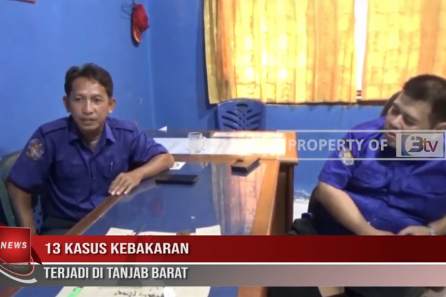 13 KASUS KEBAKARAN TERJADI DI TANJAB BARAT