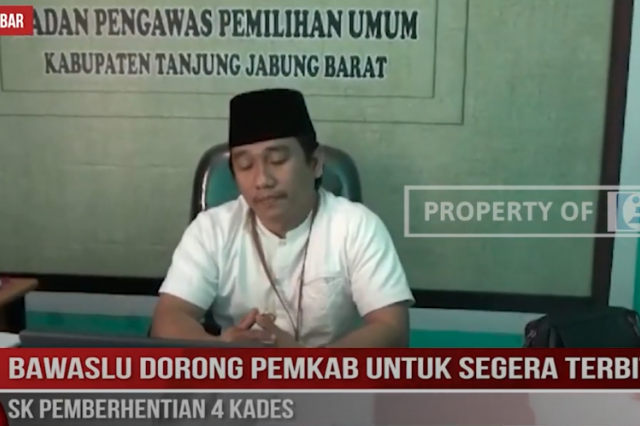 BAWASLU DORONG PEMKAB UNTUK SEGERA TERBITKAN SK PEMBERHENTIAN 4 KADES