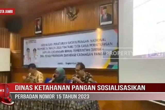 DINAS KETAHANAN PANGAN SOSIALISASIKAN PERBADAN NOMOR 15 TAHUN 2023