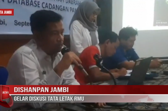 DISHANPAN JAMBI GELAR DISKUSI TATA LETAK  RMU