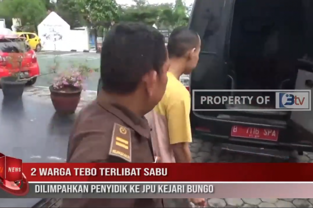 2 WARGA TEBO TERLIBAT SABU DILIMPAHKAN PENYIDIK KE JPU KEJARI BUNGO