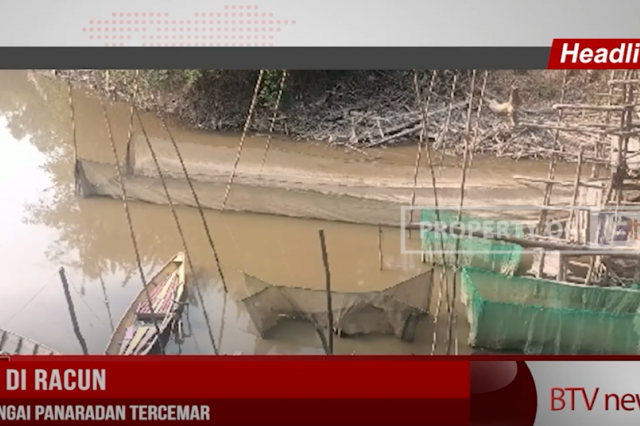 DIDUGA DI RACUN, ALIRAN SUNGAI PANARADAN TERCEMAR