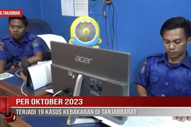 PER OKTOBER 2023, TERJADI 19 KASUS KEBAKARAN DI TANJABBARAT