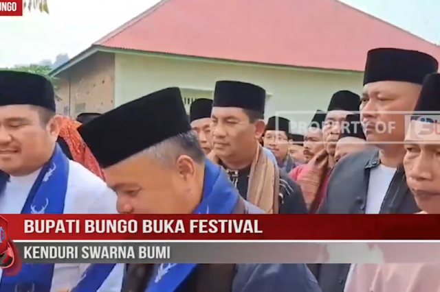 BUPATI BUNGO BUKA FESTIVAL KENDURI SWARNA BUMI