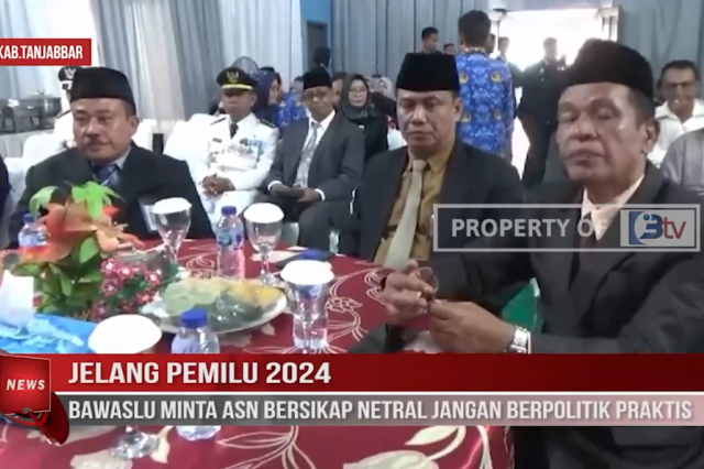 JELANG PEMILU 2024,BAWASLU MINTA ASN BERSIKAP NETRAL JANGAN BERPOLITIK PRAKTIS