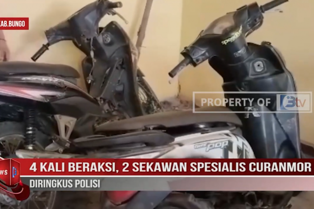 4 KALI BERAKSI, 2 SEKAWAN SPESIALIS CURANMOR DIRINGKUS POLISI