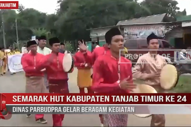 SEMARAK HUT KABUPATEN TANJAB TIMUR KE 24, DINAS PARBUDPRA GELAR BERAGAM KEGIATAN