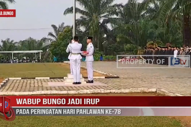 WABUP BUNGO JADI IRUP PADA PERINGATAN HARI PAHLAWAN KE 78