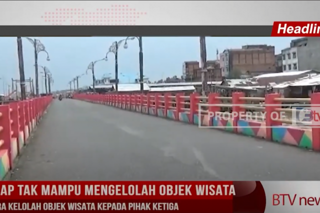 DIANGGAP TAK MAMPU MENGELOLAH OBJEK WISATA, DISPARPORA KELOLAH OBJEK WISATA KEPADA PIHAK KETIGA