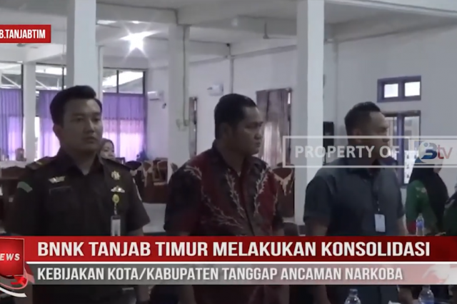 BNNK TANJAB TIMUR MELAKUKAN KONSOLIDASI KEBIJAKAN KOTA / KABUPATEN TANGGAP ANCAMAN NARKOBA