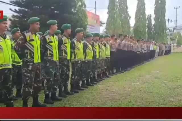 POLRES BUNGO GELAR APEL KEBANGSAAN DAN DEKLARASI