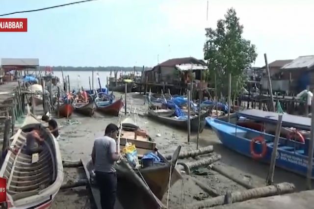 BPBD TANJAB BARAT IMBAU NELAYAN TETAP WASPADA DAN LENGKAPI APD