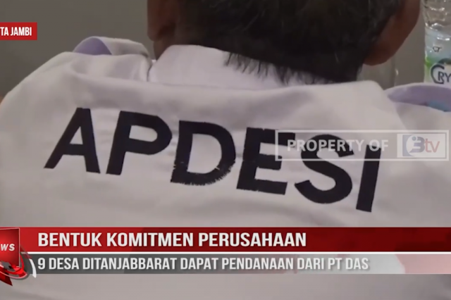 BENTUK KOMITMEN PERUSAHAAN, 9 DESA DITANJABBARAT DAPAT PENDANAAN DARI PT DAS