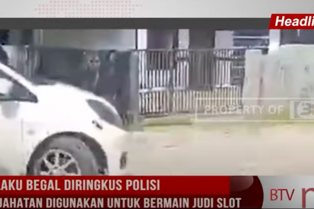 TIGA PELAKU BEGAL DIRINGKUS POLISI, HASIL KEJAHATAN DIGUNAKAN UNTUK BERMAIN JUDI SLOT