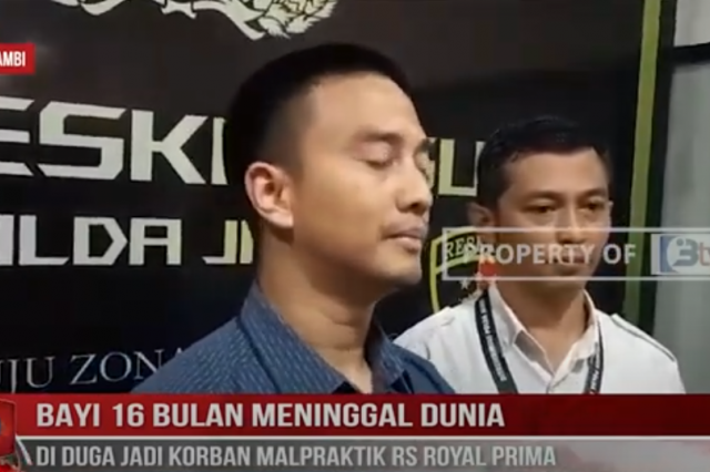 BAYI 16 BULAN MENINGGAL DUNIA DI DUGA JADI KORBAN MALPRAKTIK RS ROYAL PRIMA