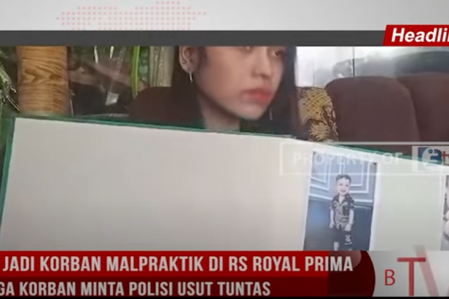 DIDUGA JADI KORBAN MALPRAKTIK DI RS ROYAL PRIMA, KELUARGA KORBAN MINTA POLISI USUT TUNTAS