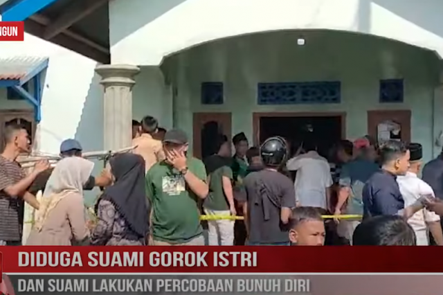 DIDUGA SUAMI GOROK ISTRI DAN SUAMI LAKUKAN PERCOBAAN BUNUH DIRI