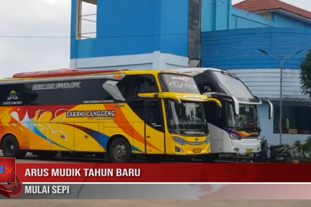 ARUS MUDIK TAHUN BARU MULAI SEPI