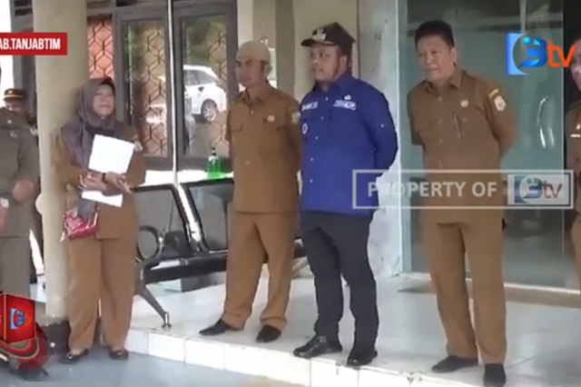 WAKIL BUPATI TANJAB TIMUR ROBBY NAHLIYANSYAH MELAKSANAKAN SIDAK DI BEBERAPA OPD