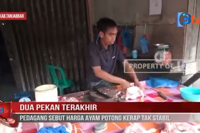 DUA PEKAN TERAKHIR, PEDAGANG SEBUT HARGA AYAM POTONG KERAP TAK STABIL