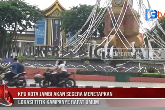 KPU KOTA JAMBI AKAN SEGERA MENETAPKAN LOKASI TITIK KAMPANYE RAPAT UMUM