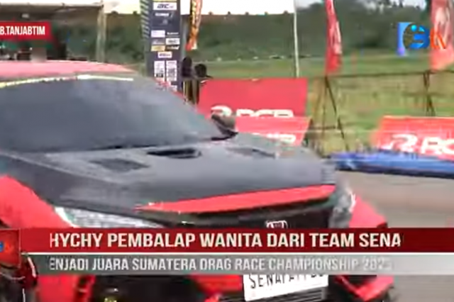 CHYCHY PEMBALAP WANITA TEAM SENAPATI RC96 MENJADI JUARA SUMATERA DRAG RACE CHAMPIONSHIP 2023 -2024