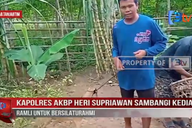 KAPOLRES AKBP HERI SUPRIAWAN SAMBANGI KEDIAMAN RAMLI UNTUK BERSILATURAHMI