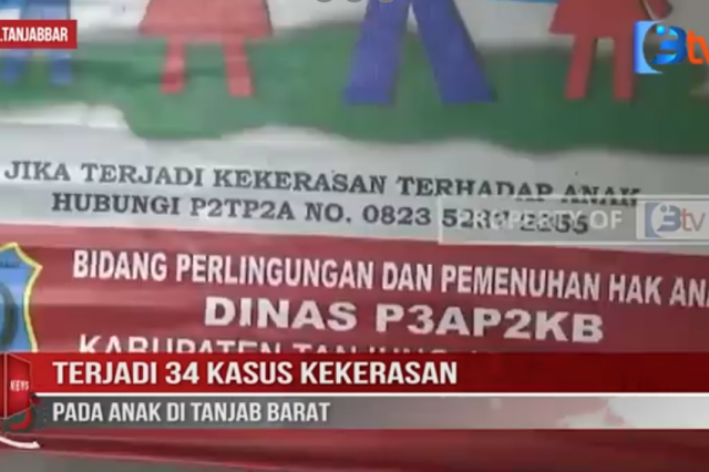 TERJADI 34 KASUS KEKERASAN PADA ANAK DI TANJAB BARAT