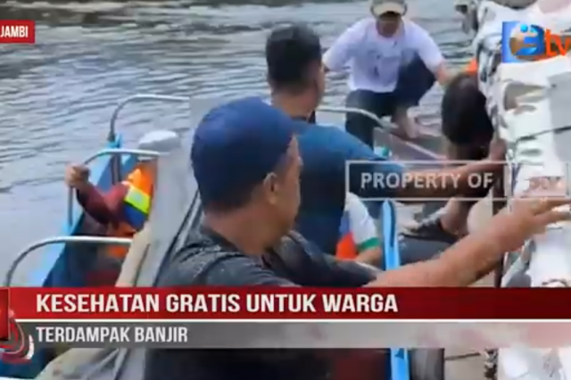 KESEHATAN GRATIS UNTUK WARGA TERDAMPAK BANJIR