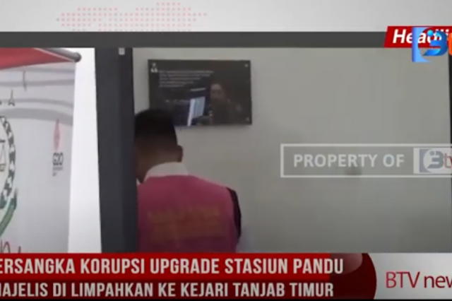 SATU TERSANGKA KORUPSI UPGRADE STASIUN PANDU TELUK MAJELIS DI LIMPAHKAN KE KEJARI TANJAB TIMUR