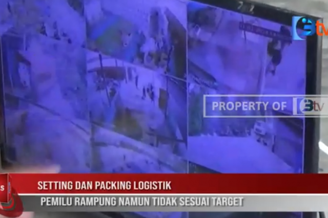 SETTING DAN PACKING LOGISTIK PEMILU RAMPUNG NAMUN TIDAK SESUAI TARGET