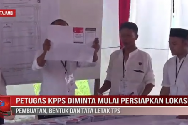 PETUGAS KPPS DIMINTA MULAI PERSIAPKAN LOKASI, PEMBUATAN, BENTUK DAN TATA LETAK TPS